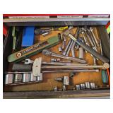 Craftsman rachet, breaker bar, misc extensions, sockets, hammer etc...