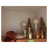 Golden Christmas decor