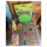 Perler beads and layout boards