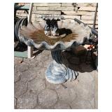 Cement bird bath approx 26x26