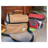 Carhartt insulated lunch box and two other lunch coolers