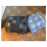 Two comforters, probably queen