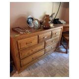 Stanley Furniture 7 drawer dresser 18D x 54L x 30H NO CONTENTS!