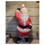 Approx 42” tall Santa blow mold
