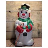 Approx 36” snowman blow mold