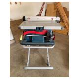 Bosch portable contractors saw, model GTA47W, folding stand,  NEAR NEW