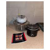 Big Boss jet stream oven and mini Crock-Pot brand crockpot