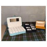 Six Zanzibar trinket boxes and two vintage jewelry boxes