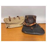 Three Dooney & Bourke purses