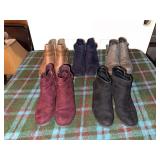 Five pair women’s dress boots size 6