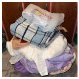 Twin size bedding, space saver bags LAUNDRY BASKET NOT INCLUDED!