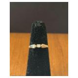 Women’s BHG ring with diamond size 4 Marked 10K