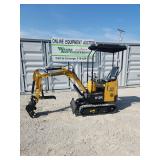 Mini Excavator	CFG	2025		H12R	EPA	420cc Gas Engine with EPA, 14IN Bucket, 4FT Long Tracks, 36.5IN Wide Base, 6IN Wide Tracks, Hydraulic Boom & Bucket Controls. SN #0712B8009, SOLON