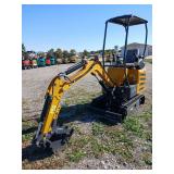 Mini Excavator	CFG	2025,MX12RX,	RATO ,13.5HP,8.6KW,with pilot system, Gasoline  Engine with EPA ,BKT, SN#J000794, NOT RUNNING. This machine ran and we drove it out of the container but does not have s