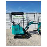 Mini Excavator	CFG	2025		H15R	EPA	420cc Gas Engine, 8.6KW, 15IN Bucket, 4FT Long Tracks, 6IN Wide Tracks, 38.5IN Wide Base, Hydraulic Boom & Bucket Controls ,with pilot system, SN # 0711W0002, SOLON