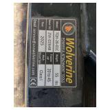 Wolverine Class 1 3 pt hitch adapter w/2" sq hitch receiver and weld on D ring model TQH-26-01C