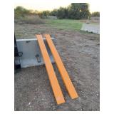 Pallet Forks Extensions	WOLVERINE		EX-66-78L	 Skid Steer Pallet Forks Extensions  8 ft. | 2.5"" x 5"" Option Extension Dimensions: 3"" x 6""",MOUNT VERNON