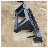 Skid Steer Ripper	WOLVERINE		RPR-12-72W	 Skid Steer Ripper Attachment  Width:72 in Overall Length:30 in Number of Teeth Standard:6 Number of Teeth Total Optional:11 Ripper Tooth Total Length:18.29 in 