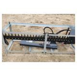Skid Steer Sickle Bar Mower	WOLVERINE		SBM-12-72W	 Skid Steer Sickle Bar Mower Cutting Capacity：2"" Material Cutter Length：72"" Weight：286 lbs. Number of Teeth：25 Flow Range：16-20 GPM Drive 