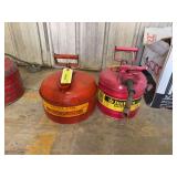 (2) 2 gallon safety gas cans