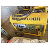 McCulloch F6000MK Portable Generator 11HP gas engine w/cord #7 NOT RUNNING!!