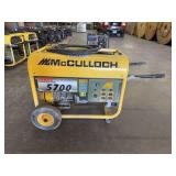 McCulloch F6000MK Portable Generator 11HP gas engine w/cord #11