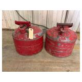 (2) 2 gallon safety gas cans