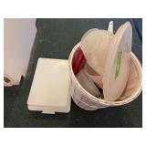 Basket of plastic wares