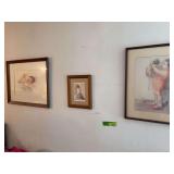 Five pieces BPG wall art