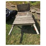 Steel wheel wheel barrow