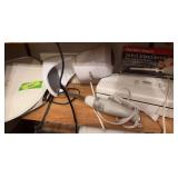 George Foreman grill, Kenmore Seal-A-saver, Hawaiian Ice shaved ice machine and Ambiano hand blender