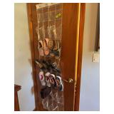 Seven pair women’s shoes size 7 and 7.5 Door hanger included