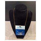 Swarovski cross necklace 17”