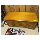 Lane cedar chest with tray 17D x 44L x 21H