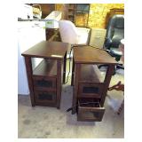 Pair powered end tables