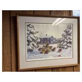 Framed 26x21 S/N John Bald print 9/500