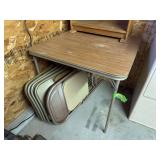 Card table and 5 chairs