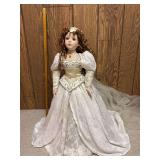 Marie Osmond “Isobella” brides doll Approx 29” tall