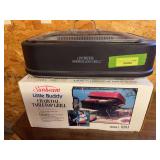Sunbeam charcoal table top grill and indoor electric smokeless grill