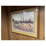 38x30 framed S/N John Bald print 262/300