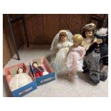 Various collector dolls