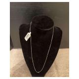 Sterling silver 19” chain