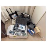 Video camera, surge protectors, cameras, Kenmore voice controlled intelligent shopper, etc