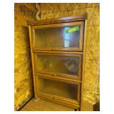 24" lift door bookcase