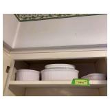 White casserole dishes
