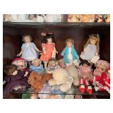 Bessie Pease Gutmann collector dolls, Betty Boop, Dakin musical sheep, Douglas dachshund, etc