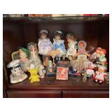 Geppedo dolls, Campbells kids, Betty Boop, etc