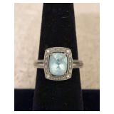 Diamond accent, 925, sz 7