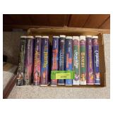 Collection of Disney VHS tapes
