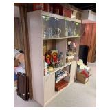 15D x 54L x 71H modern entertainment center NO CONTENTS